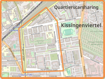 QUARTIER Kissingen Viertel Karte